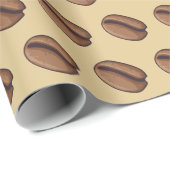 Coffee Bean Icon Geschenkpapier (Rolleneckpunkt)
