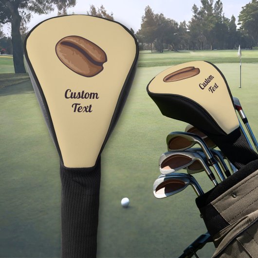 Coffee Bean Icon Golf Head Cover Headcover