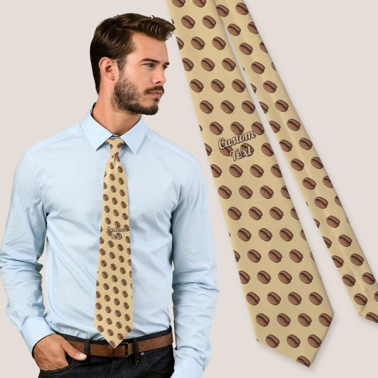 Coffee Bean Icon Krawatte