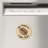 Coffee Bean Icon Magnet (In Situ (Geschirrspüler))