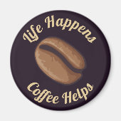 Coffee Bean Icon Magnet (Vorne)