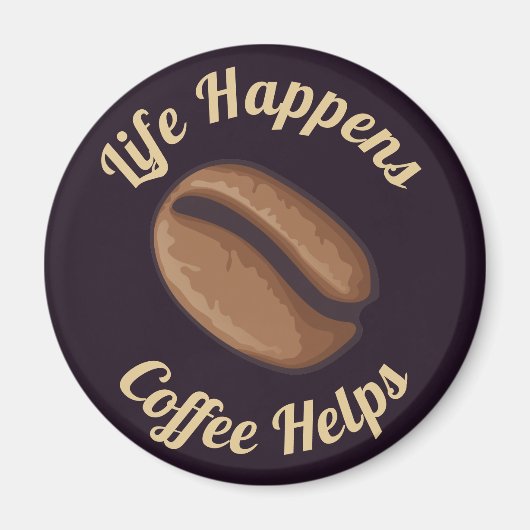 Coffee Bean Icon Magnet (Vorne)