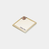 Coffee Bean Icon Post-it Klebezettel (angewinkelt)