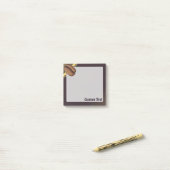 Coffee Bean Icon Post-it Klebezettel (Auf Schreibtisch)