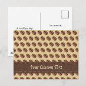 Coffee Bean Icon Postkarte (Vorne/Hinten)