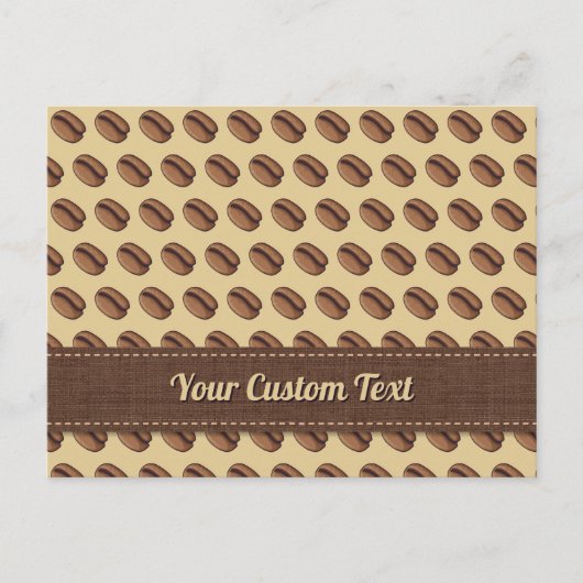 Coffee Bean Icon Postkarte (Vorderseite)