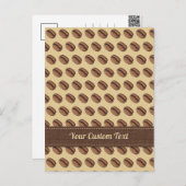 Coffee Bean Icon Postkarte (Vorne/Hinten)