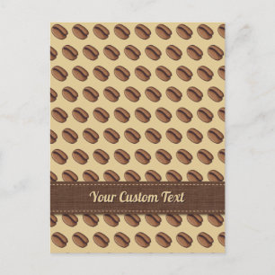 Coffee Bean Icon Postkarte