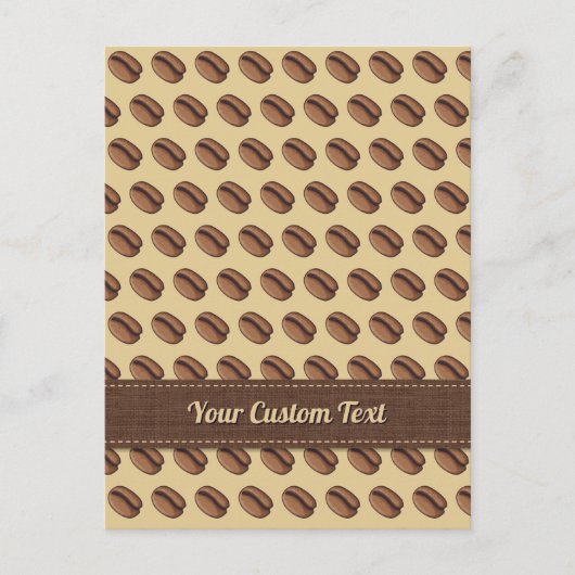 Coffee Bean Icon Postkarte (Vorderseite)