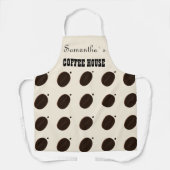 Coffee Bean Marken Geschäft Professionell Schürze (Vorderseite)