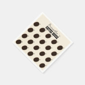 Coffee Bean Marken Geschäft Professionell  Serviette (Ecke)