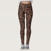 Coffee Bean Pattern Leggings (Vorderseite)