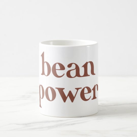 coffee bean power kaffeetasse