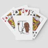 Coffee bean with Coffee pot Spielkarten (Rückseite)