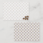 Coffee Beans Blank Note Card Mitteilungskarte (Vorne/Hinten)