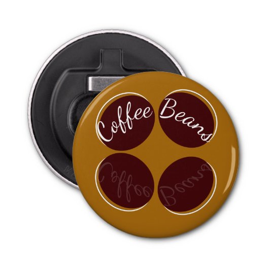 "Coffee Beans" Flaschenöffner (Vorderseite)
