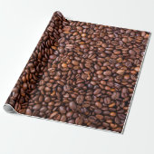 Coffee beans food textur pattern geschenkpapier (Ungerollt)