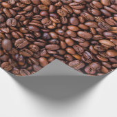 Coffee beans food textur pattern geschenkpapier (Ecke)