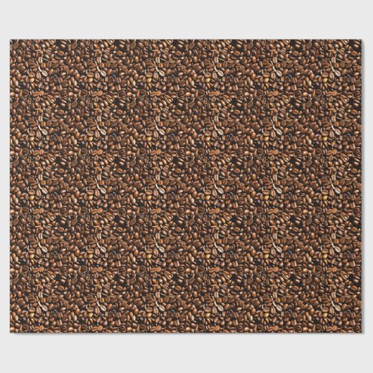 Coffee beans geschenkpapier (Flach)