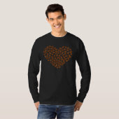Coffee Beans Heart Caffeine drink cup T-Shirt (Vorne ganz)