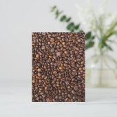 Coffee Beans! Postkarte (Stehend Vorderseite)