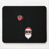 Coffee Before Carols Funny Caffeine Lover Christma Mousepad (Vorne)