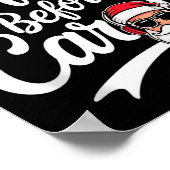 Coffee Before Carols Funny Caffeine Lover Christma Poster (Ecke)