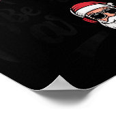 Coffee Before Carols Funny Caffeine Lover Christma Poster (Ecke)