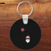 Coffee Before Carols Funny Caffeine Lover Christma Schlüsselanhänger (Vorderseite)