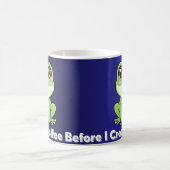 Coffee Before Croak Frog Mug Kaffeetasse (Mittel)