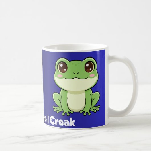 Coffee Before Croak Frog Mug Kaffeetasse (Rechts)