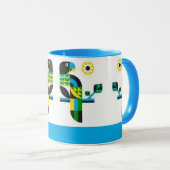Coffee Bird Mug Tasse (VorderseiteRechts)
