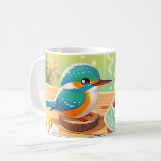 Coffee Birds Kaffeetasse (Vorderseite Links)