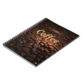 Coffee Boans Liebhaber von Cuaderno Notizblock (Linke Seite)
