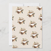 Coffee Boho Liebe ist das Brechen von Brautparty Einladung (Rückseite)