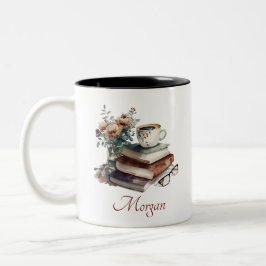 Coffee Boho Typografie Zweifarbige Tasse