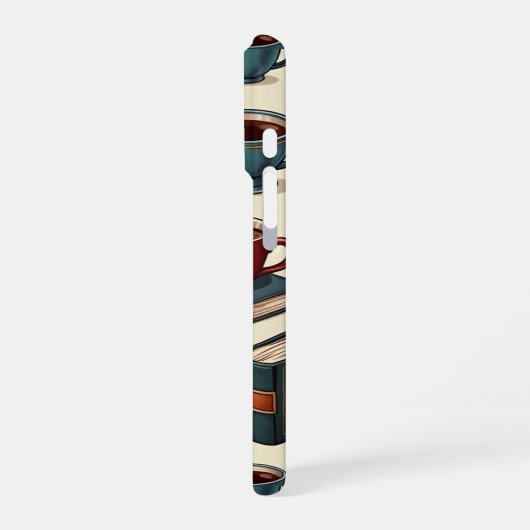 Coffee&  books collection iPhone hülle (Linke Seite)