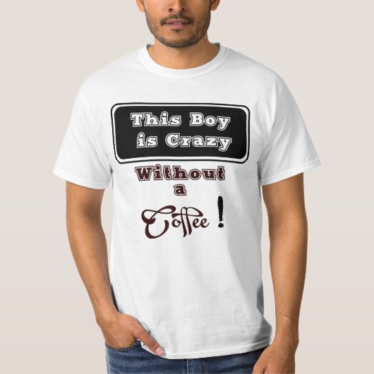 Coffee Boy! Von Chennai Indipup T - Shirt (Vorderseite)