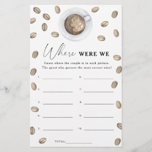 Coffee Brautparty Wo waren wir?