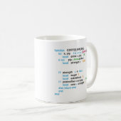 Coffee Break Coding Software Engineer Funny Kaffeetasse (VorderseiteRechts)