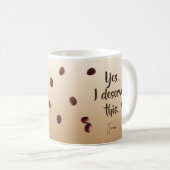 Coffee Break – customizable Kaffeetasse (VorderseiteRechts)