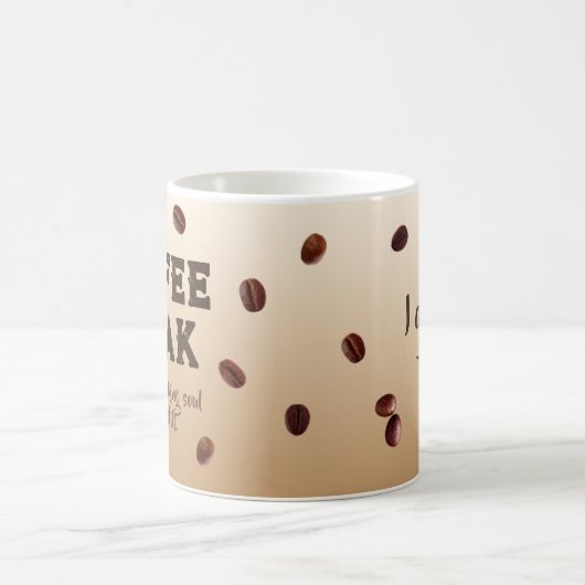 Coffee Break – customizable Kaffeetasse (Mittel)
