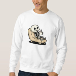 Coffee Break – Grim Reaper Dark Humor Coffee Sweatshirt