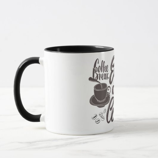 coffee break mug design tasse (Links)