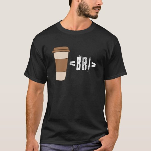 Coffee Break Software Developer Computer Coding Co T-Shirt (Vorderseite)