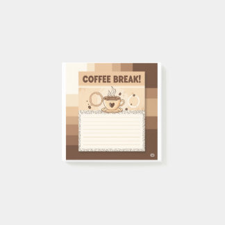 "Coffee Break" Sticknotes Post-it Klebezettel