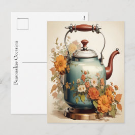 Coffee Break Tea Time Getting Together Occasional  Feiertagspostkarte