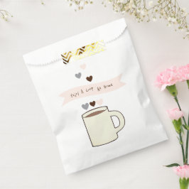 Coffee Bridal Shower Take Home Coffee Beans Geschenktütchen