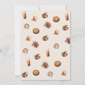 Coffee Brunch Any Age Birthday Einladung (Rückseite)