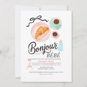 Coffee Brunch Oui Brautparty Einladung